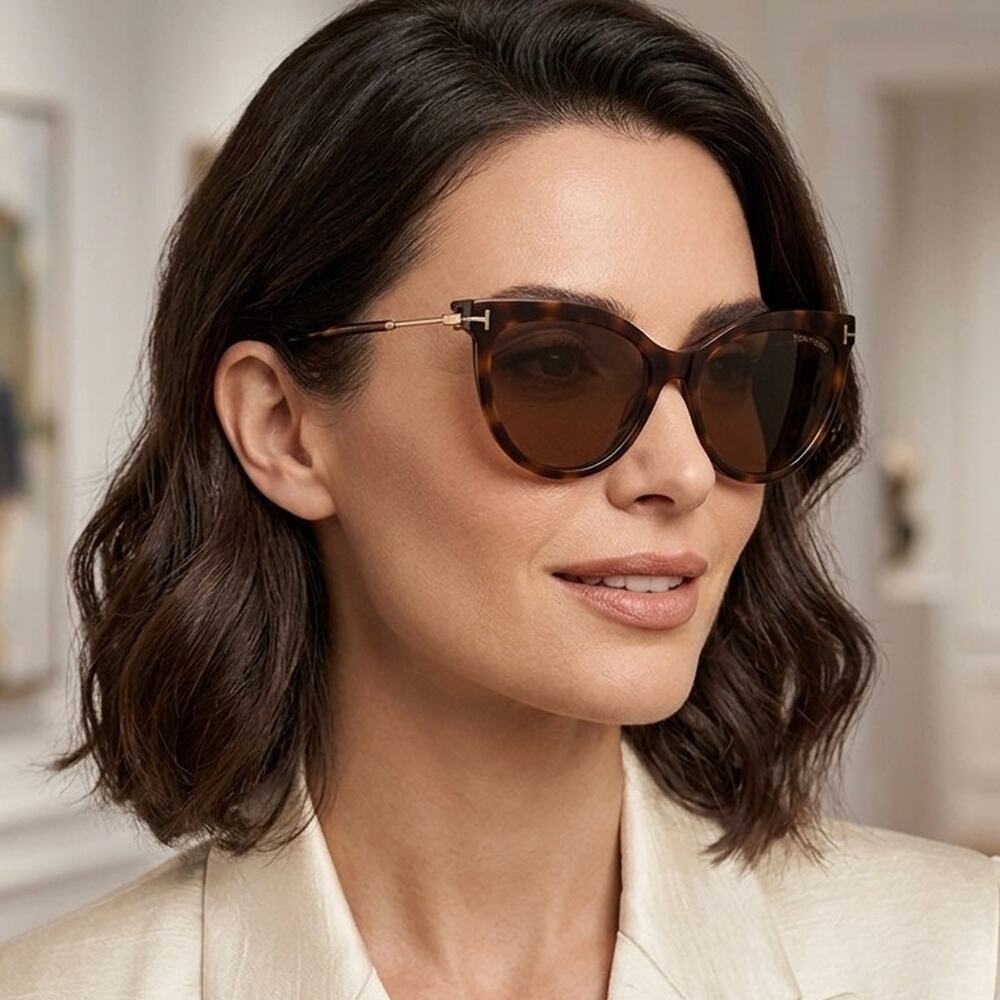 New, TOM FORD Clip-On Sunglasses/Eyeglasses TF5994-B 052 Authentic